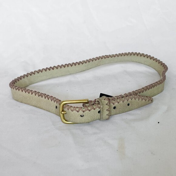 Y2K Leather Tan Western Belt Size M/L - Picture 1 of 3